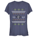 Junior's Star Wars Ugly Christmas Yoda T-Shirt