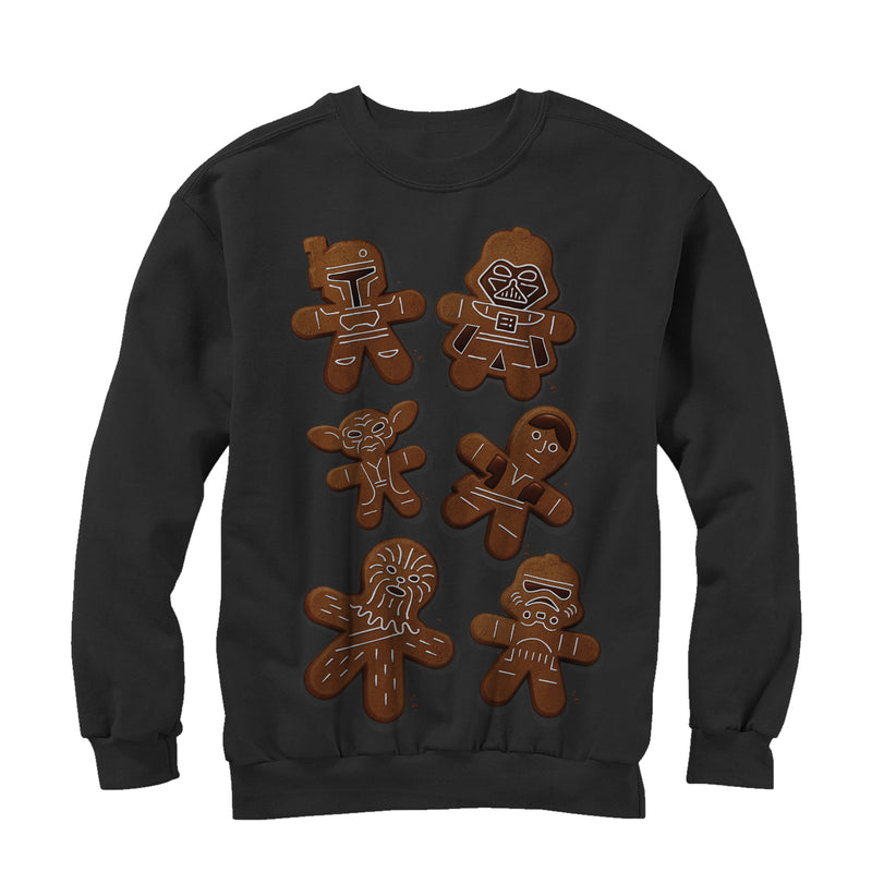 Men's Star Wars Christmas Gingerbread Cookies Sweatshirt