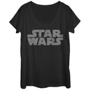 Women's Star Wars Simple Logo Scoop Neck