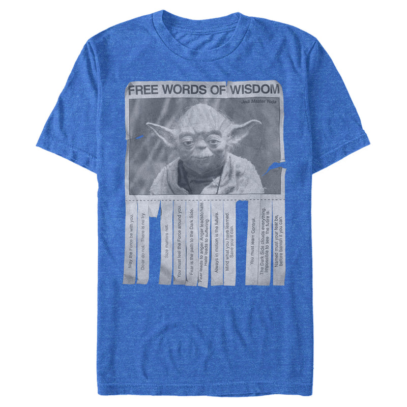 Men's Star Wars Yoda Words of Wisdom T-Shirt