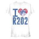 Junior's Star Wars I Love R2-D2 T-Shirt