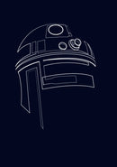 Men's Star Wars R2-D2 Outline T-Shirt