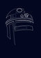 Men's Star Wars R2-D2 Outline T-Shirt