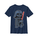 Boy's Star Wars Darth Vader Cartoon T-Shirt