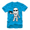 Men's Star Wars Stormtrooper Cartoon Blaster T-Shirt
