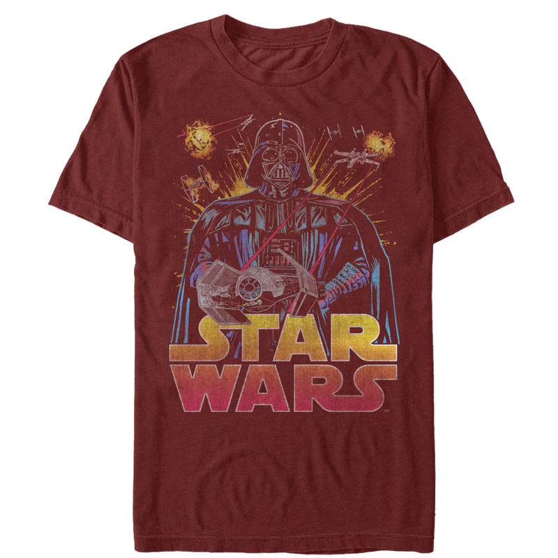 Men's Star Wars Darth Vader Battle T-Shirt