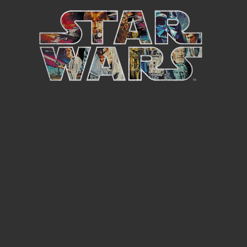 Men's Star Wars Classic Poster Logo T-Shirt