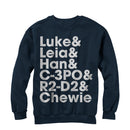 Men's Star Wars Luke and Leia Sweatshirt