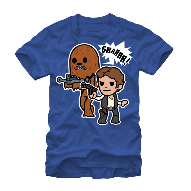 Men's Star Wars Han Solo and Chewbacca T-Shirt