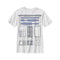 Boy's Star Wars R2-D2 Cartoon Costume T-Shirt