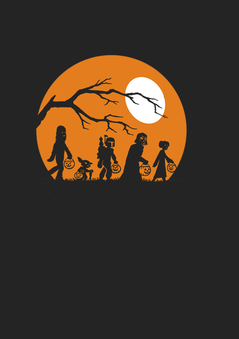 Girl's Star Wars Characters Trick or Treat T-Shirt