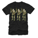 Men's Star Wars Halloween Stormtrooper Skeletons T-Shirt