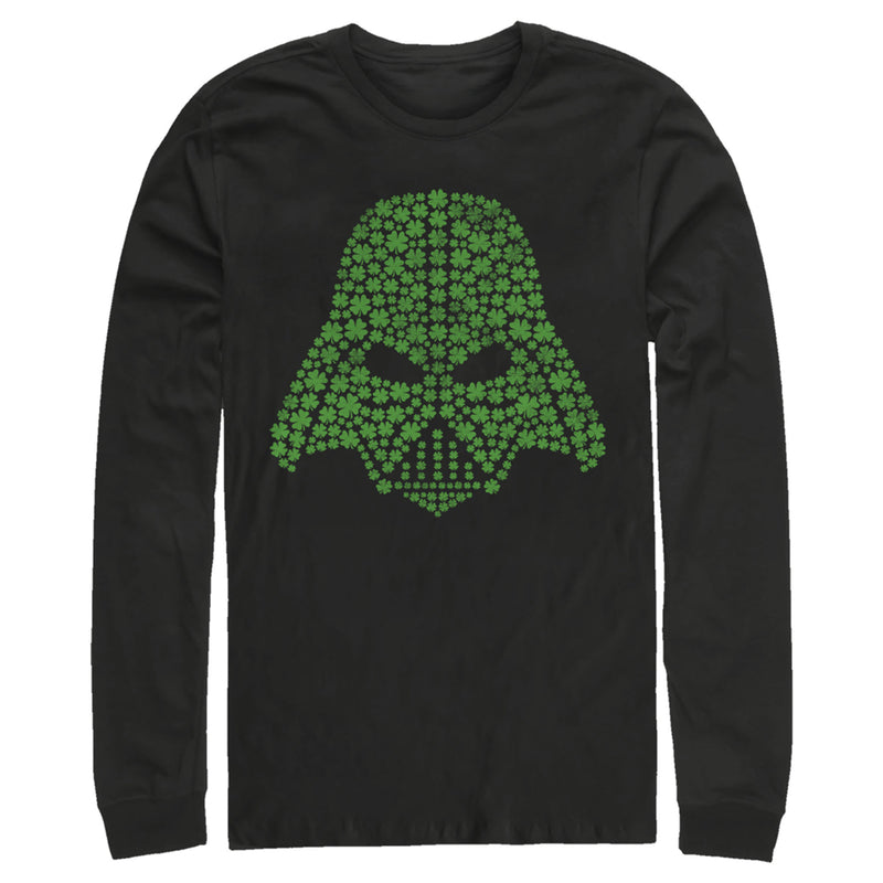 Men's Star Wars Shamrock Darth Vader Long Sleeve Shirt