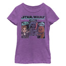Girl's Star Wars Cartoon Sounds T-Shirt