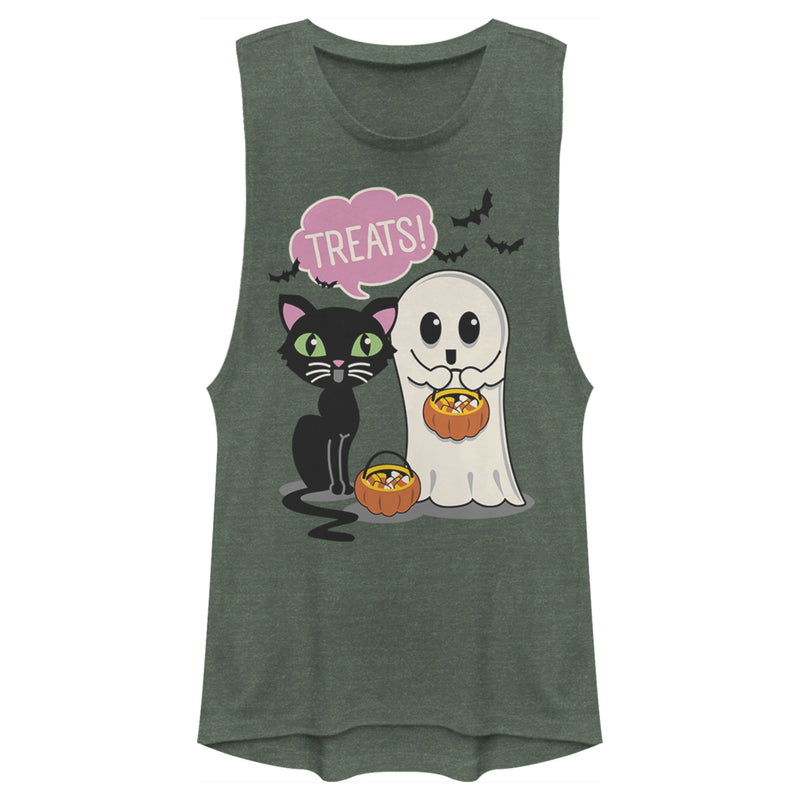 Junior's Lost Gods Halloween Treat Friends Festival Muscle Tee