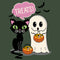 Junior's Lost Gods Halloween Treat Friends Festival Muscle Tee