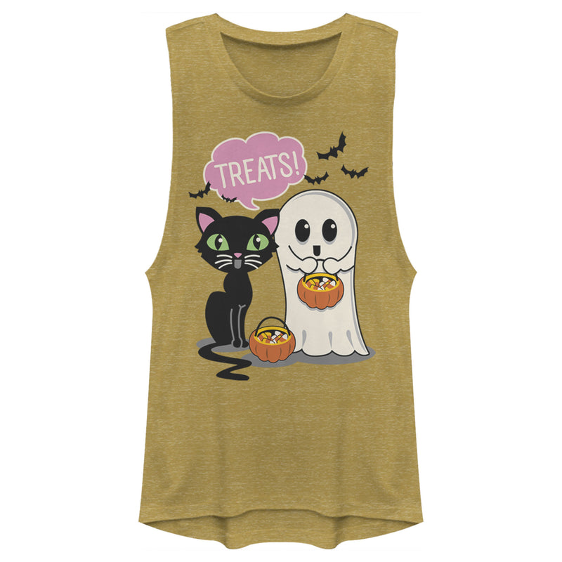 Junior's Lost Gods Halloween Treat Friends Festival Muscle Tee