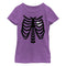 Girl's Lost Gods Halloween Skeleton Rib Cage Love T-Shirt