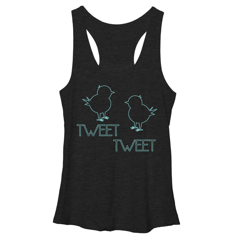 Women's Lost Gods Sweet Tweet Birds Racerback Tank Top