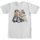 Men's Lost Gods Cute Kitten Group Hug T-Shirt