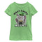 Girl's Lost Gods St. Patrick's Day Lucky Meow Cat T-Shirt