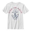 Boy's Lost Gods Sink Or Swim Anchor T-Shirt