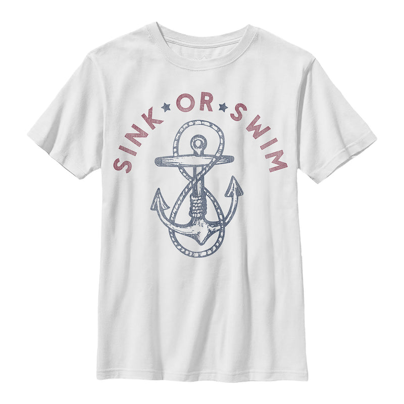Boy's Lost Gods Sink Or Swim Anchor T-Shirt