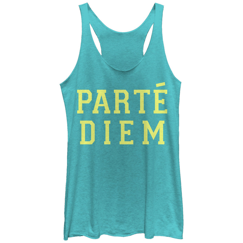 Women's CHIN UP Parte Diem Racerback Tank Top