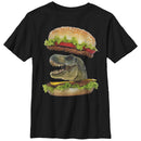 Boy's Lost Gods Dinosaur Cheeseburger T-Shirt