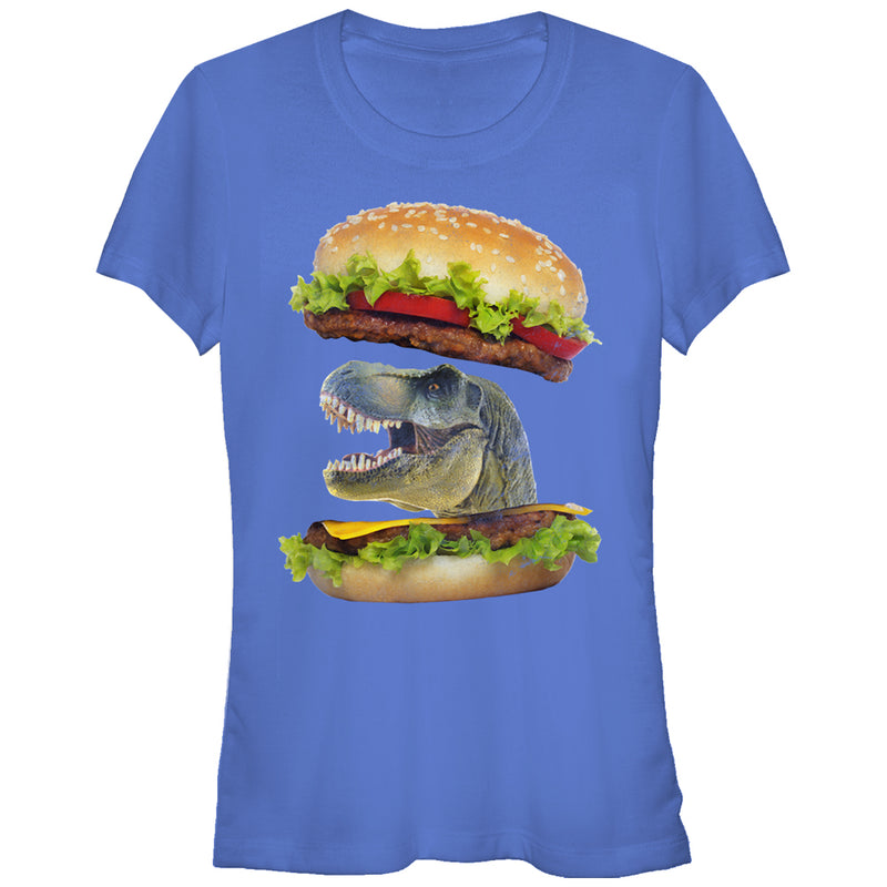 Junior's Lost Gods Dinosaur Cheeseburger T-Shirt