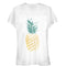 Junior's Lost Gods Distressed Pineapple T-Shirt