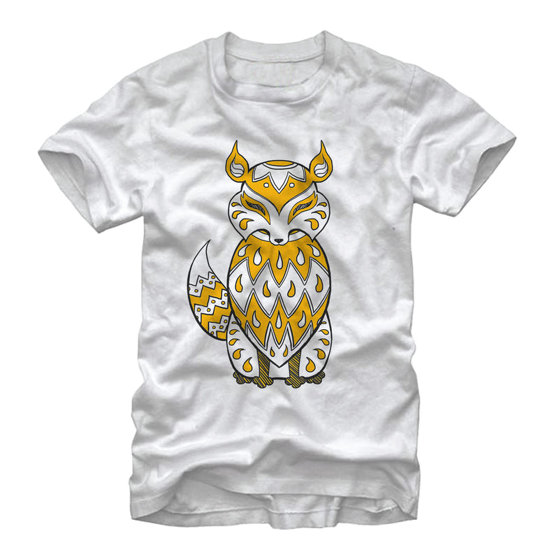 Men's Lost Gods Decorative Fox T-Shirt