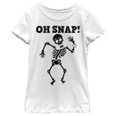 Girl's Lost Gods Halloween Oh Snap Skeleton T-Shirt