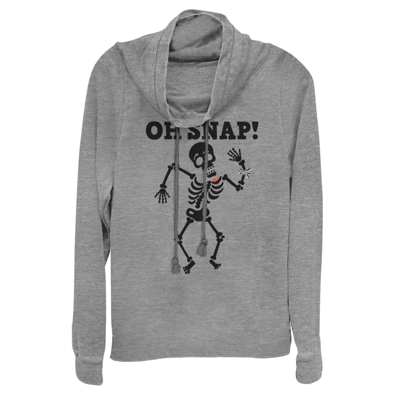 Junior's Lost Gods Halloween Oh Snap Cowl Neck Sweatshirt