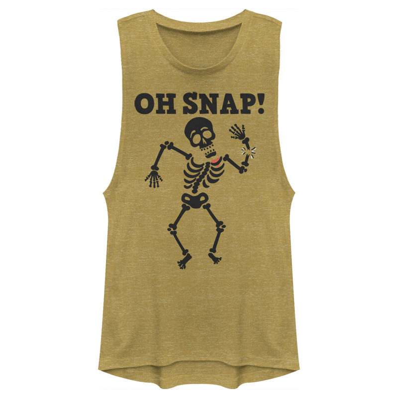 Junior's Lost Gods Halloween Oh Snap Festival Muscle Tee