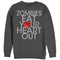 Women's CHIN UP Halloween Zombies Eat Heart Out Sweatshirt