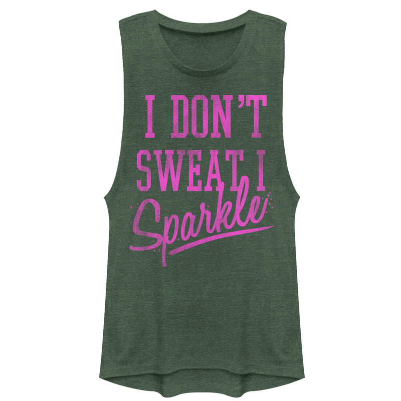 Junior's CHIN UP Sparkle Festival Muscle Tee