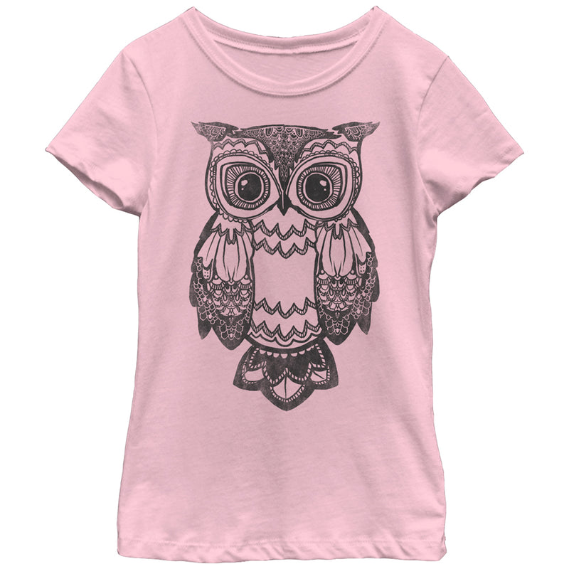 Girl's Lost Gods Cute Owl T-Shirt