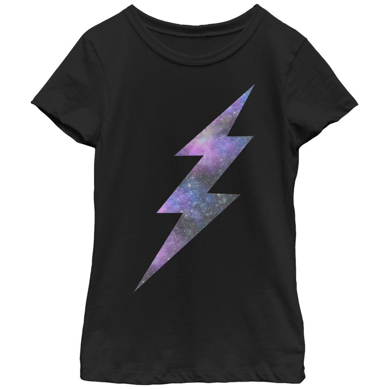 Girl's Lost Gods Space Lightning Bolt T-Shirt