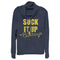 Junior's CHIN UP Suck it up Buttercup Cowl Neck Sweatshirt