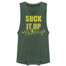 Junior's CHIN UP Suck it up Buttercup Festival Muscle Tee