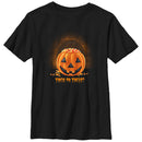 Boy's Lost Gods Halloween Pumpkin Candy Corn Treat T-Shirt