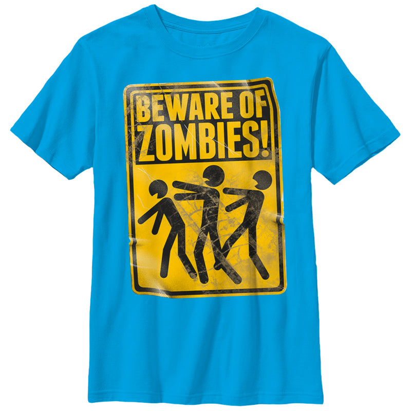 Boy's Lost Gods Halloween Beware Zombies T-Shirt