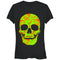 Junior's Lost Gods Halloween Skull Bats in Flight Face T-Shirt