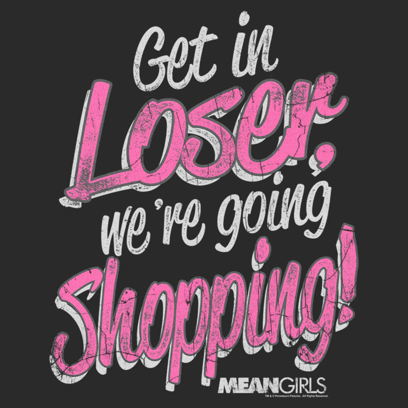 Men's Mean Girls Distressed Get In Loser T-Shirt