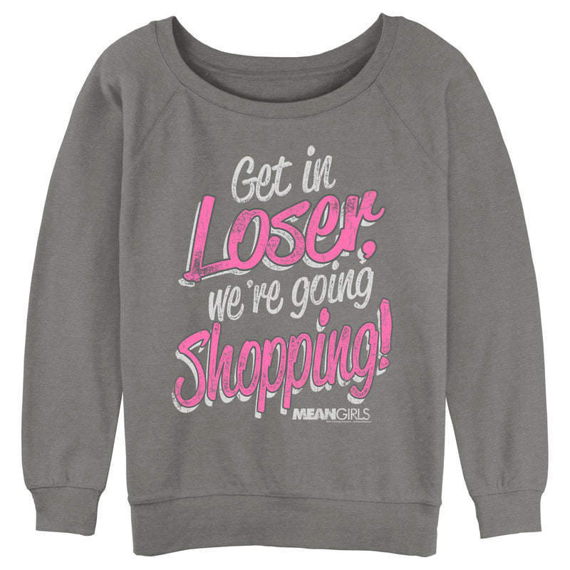 Junior's Mean Girls Distressed Get In Loser Sweatshirt