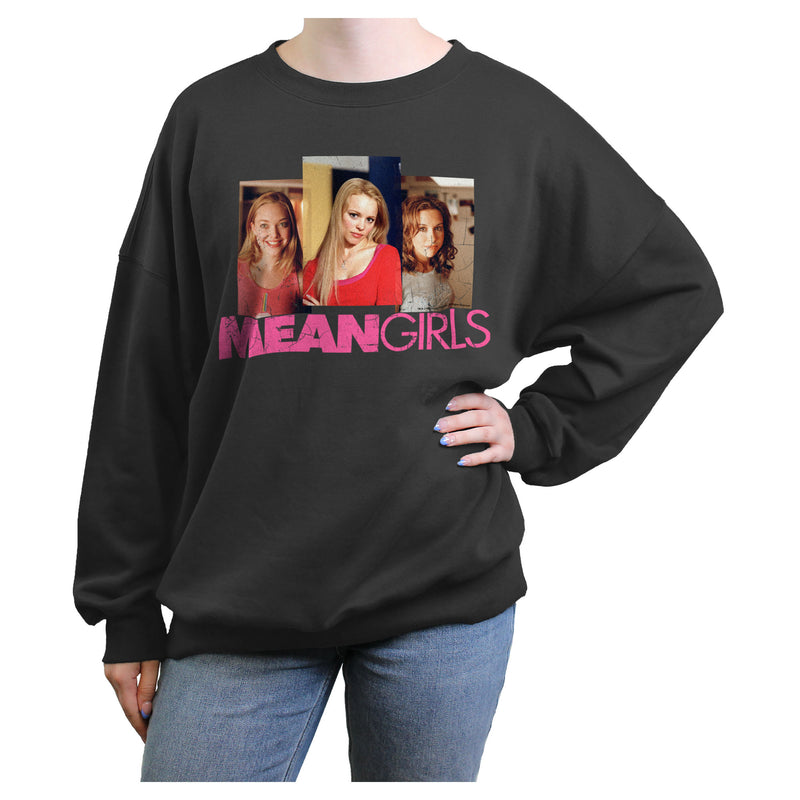 Junior's Mean Girls Plastics Portraits Sweatshirt