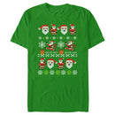 Men's Lost Gods Santa Claus Ugly Christmas Sweater T-Shirt