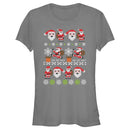 Junior's Lost Gods Santa Claus Ugly Christmas Sweater T-Shirt