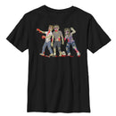 Boy's Lost Gods Halloween Pixelated Zombie Attack T-Shirt